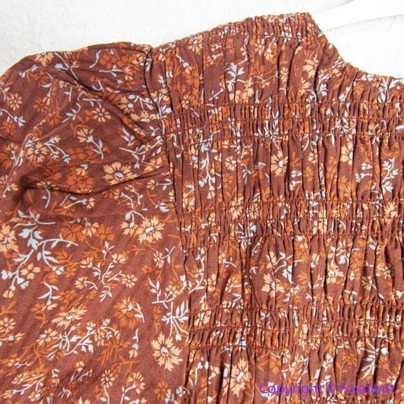 NEW Madewell Plus Harper Puff Sleeve Scoop Neck Lucie Midi Dress, 24W - Picture 12 of 16